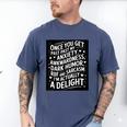 Anxiety Awkward Dark Humor Quote Introverts Sarcastic Men's Comfort Colors T-Shirt Blue Jean