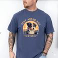Aussie DAD Australian Shepherd Men's Comfort Colors T-Shirt Blue Jean