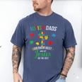 Autism Dad Son Father Autistic Kid Awareness Jesus Christian Men's Comfort Colors T-Shirt Blue Jean