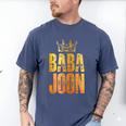 Baba Joon Persian Dad Iran Quote Iranian Fathers Day Men's Comfort Colors T-Shirt Blue Jean