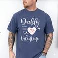 Baby Reveal Valentine Pregnancy Announce Daddy Shirt Men's Comfort Colors T-Shirt Blue Jean