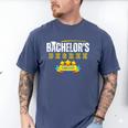Bachelors Degree Graduation Senior Celebration Grad Party Men's Comfort Colors T-Shirt Blue Jean
