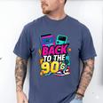 Back To The 90s Nostalgia Cassette Game Console Boombox Men's Comfort Colors T-Shirt Blue Jean