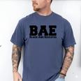 BAE And Educated Black History Month Graduation Men's Comfort Colors T-Shirt Blue Jean