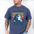Beagle For Men Women Beagle Dog Mom Dad Beagle Men's Comfort Colors T-Shirt Blue Jean