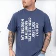 Belgian Malinois Mom Dad Dog Lover Women Men Kids Men's Comfort Colors T-Shirt Blue Jean