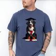 Bernese Mountain Dog Graduation Cap Graduate Training School For Men Women Girls Kids Men's Comfort Colors T-Shirt Blue Jean
