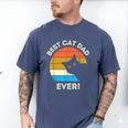 Best Cat Dad Ever Men Men's Comfort Colors T-Shirt Blue Jean