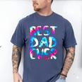 Best Dad Ever Colorful Tie Dye Fathers Day Men's Comfort Colors T-Shirt Blue Jean