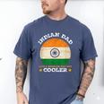 Best Indian Dad Ever Father's Day India Flag Pride Men's Comfort Colors T-Shirt Blue Jean