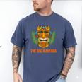 The Big Kahuna Hawaiian Tiki Dad Boss T-Shirt Men's Comfort Colors T-Shirt Blue Jean