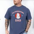 Bloodhound Dad Dog Father Men's Comfort Colors T-Shirt Blue Jean