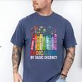 Book Flower Radicalized By Basic Decency Feminist Lgbt Men's Comfort Colors T-Shirt Blue Jean