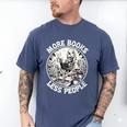 More Books Less People Introvert Skeleton Reading Men's Comfort Colors T-Shirt Blue Jean More Books Less People Introvert Skeleton Reading Men's Comfort Colors T-Shirt Blue Jean