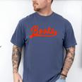 Books Reader Librarian Book Lover Bookworm Library Reading Men's Comfort Colors T-Shirt Blue Jean
