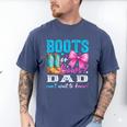 Boots Or Bows Dad Loves You Gender Reveal Party Men's Comfort Colors T-Shirt Blue Jean