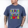 My Brother Graduated Kindergarten Class Of 2025 Graduation Men's Comfort Colors T-Shirt Blue Jean