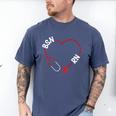 BSN RN Nurse Graduation Nursing Essentials BSN Nurses Men's Comfort Colors T-Shirt Blue Jean