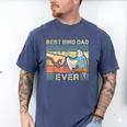 Budgie Dad Bird Lover Father Animal Enthusiast Bird Guy Men's Comfort Colors T-Shirt Blue Jean