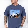 Cadets Celebrate Academy Graduation Men's Comfort Colors T-Shirt Blue Jean