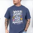 Care Management s For Nurse Case Manager Graduation Men's Comfort Colors T-Shirt Blue Jean