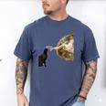Cat Shirts For MenWomen Cat Shirts For Cat DadMom Men's Comfort Colors T-Shirt Blue Jean