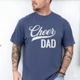 Cheer Dad Green Cheerleading Matching Parents Men's Comfort Colors T-Shirt Blue Jean