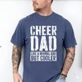 Cheer Dad Shirt Men Fathers Day Cheer Dad Men's Comfort Colors T-Shirt Blue Jean