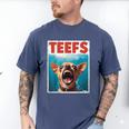 Chihuahua Teefs Top Teeth Chi Jowls Paws Dog Mom Dad Men's Comfort Colors T-Shirt Blue Jean