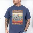 Chinchilla Owner Introvert Chinchilla Men's Comfort Colors T-Shirt Blue Jean