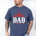 Circus Dad Of The Birthday Boy & Girl Carnival Family Outfit Men's Comfort Colors T-Shirt Blue Jean