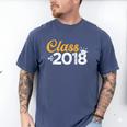 Class Of 2018 Graduation T Shirt Senior Boys Girls Men Women Men's Comfort Colors T-Shirt Blue Jean
