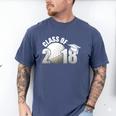 Class Of 2018 Shirts Graduation Senior Golf Men's Comfort Colors T-Shirt Blue Jean