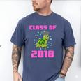 Class Of 2018 Turtle Shirt Graduation Kids Men's Comfort Colors T-Shirt Blue Jean
