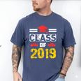 Class Of 2019 Graduation Senior High School College Men's Comfort Colors T-Shirt Blue Jean
