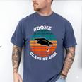 Class Of 2021 Done Senior Graduation Retro Sunset Men's Comfort Colors T-Shirt Blue Jean