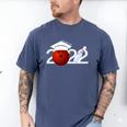 Class Of 2022 Graduation For Him Her Bowling Sports Men's Comfort Colors T-Shirt Blue Jean
