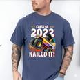 Class Of 2022 Monster Truck Graduation Cap Retro Sunset Boy Men's Comfort Colors T-Shirt Blue Jean
