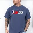 Class Of 2022 Senior Year Gamer Style Graduation For Grad Men's Comfort Colors T-Shirt Blue Jean