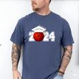 Class Of 2024 Graduation For Him Her Bowling Sports Men's Comfort Colors T-Shirt Blue Jean