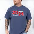 Class Of 2024 Senior Year Boys Girls School Graduation Men's Comfort Colors T-Shirt Blue Jean