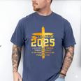 Class Of 2025 Christian Graduation Senior Graduate Men Women Men's Comfort Colors T-Shirt Blue Jean