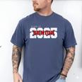 Class Of 2025 Senior Graduation 2025 And Red Men's Comfort Colors T-Shirt Blue Jean