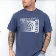Class Of 2025 Volleyball Senior Class 25 Graduation Men's Comfort Colors T-Shirt Blue Jean