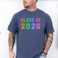 Class Of 2026 High School Graduation Date Graduate T Shirt Men's Comfort Colors T-Shirt Blue Jean