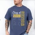 Class Of 2026 Senior 26 High School Graduation -Gold Men's Comfort Colors T-Shirt Blue Jean