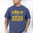 Class Of 2026 Shirt Graduation Men's Comfort Colors T-Shirt Blue Jean