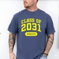 Class Of 2031 Shirts For Kindergarten Photo To Graduation Men's Comfort Colors T-Shirt Blue Jean