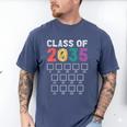Class Of 2035 Graduation Check List Men's Comfort Colors T-Shirt Blue Jean