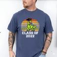 Class Of Dinosaur Apparel 2022 Graduation Graduate Dino Boy Men's Comfort Colors T-Shirt Blue Jean